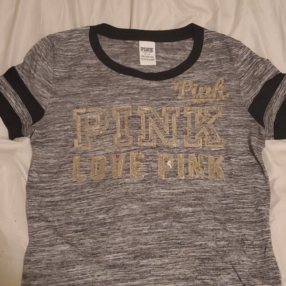 PINK sequins shirt